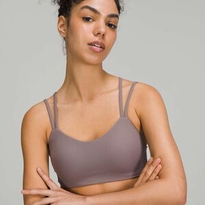 Lululemon Ribbed Cloud Bra - Lunar Rock